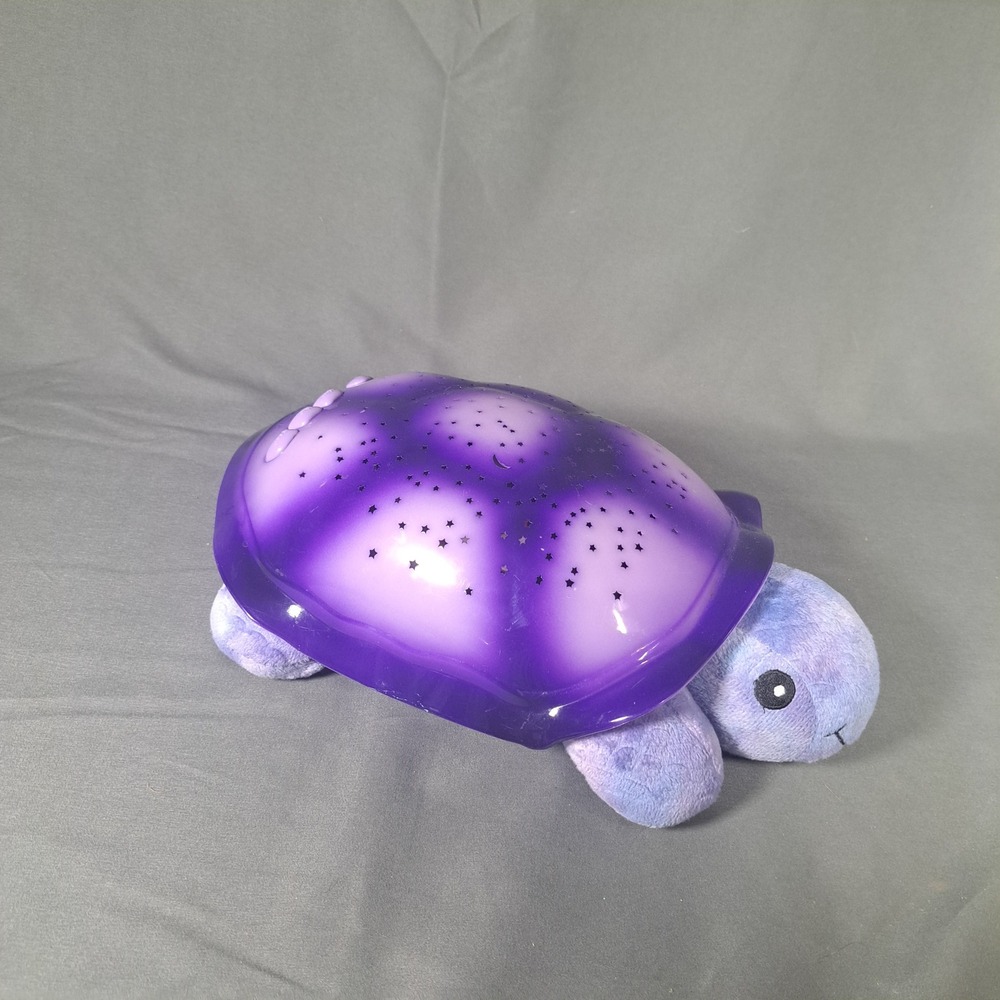 Cloud b Twilight Turtle Night Light Stars Projector Purple Plush Nursery Decor